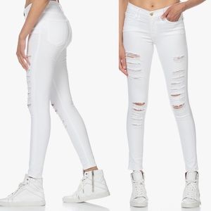FRAME Le Skinny de Jeanne Ripped Jeans size 29